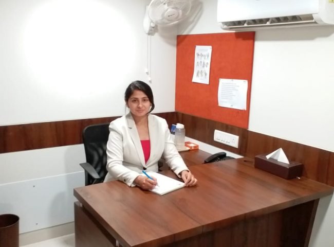 Dr Geetanjali at her Bandra Clinic